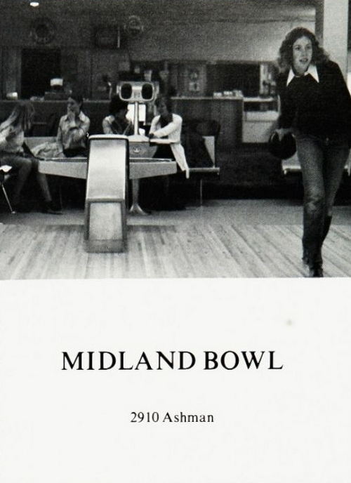 Midland Bowl - Old Yearbook Ad (newer photo)